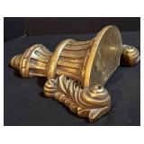 Mantel Corbel Bracket - Antique Style Gilded Bronze Acanthus Leaves