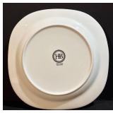 HB White Porcelain Plates - 12-Piece Set