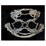 Vintage Lenox Platters & Silver Casserole Holder - Set of 3