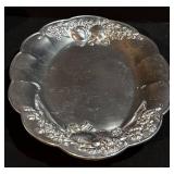 Vintage Lenox Platters & Silver Casserole Holder - Set of 3