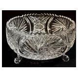 Vintage Crystal Cut Glass Bowls & Candy Dishes