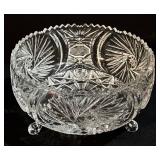 Vintage Crystal Cut Glass Bowls & Candy Dishes