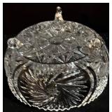 Vintage Crystal Cut Glass Bowls & Candy Dishes