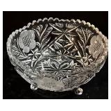 Vintage Crystal Cut Glass Bowls & Candy Dishes