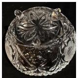 Vintage Crystal Cut Glass Bowls & Candy Dishes