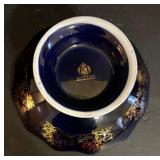 MZ Pair of Vintage Czech Republic Original Kobalt Bowls