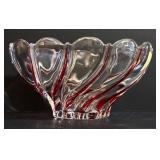 Vintage Mikasa Peppermint Swirl Candy Dish