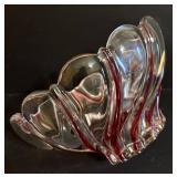 Vintage Mikasa Peppermint Swirl Candy Dish