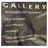 Gallery Packable Puffer Jacket - Large, 100% Recycled Down Fill, Water-Repellent