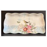 Fifth Floral Revelery Platter & 4 Plates Set, New