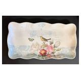 Fifth Floral Revelery Platter & 4 Plates Set, New