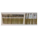RG Stainless Fruit Forks & Knives Set - 22 Forks, 16 Knives