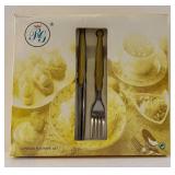 RG Stainless Fruit Forks & Knives Set - 22 Forks, 16 Knives