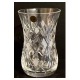 Handmade Crystal Cut Glass Tumblers - 3.5 in Tall - Diamond Pattern