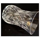 Handmade Crystal Cut Glass Tumblers - 3.5 in Tall - Diamond Pattern