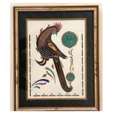 Ali Bozorgmehr Lyrics Calligraphy - Framed Artwork