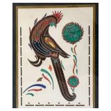 Ali Bozorgmehr Lyrics Calligraphy - Framed Artwork