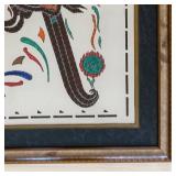 Ali Bozorgmehr Lyrics Calligraphy - Framed Artwork