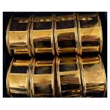 International Co. Gold-Tone Flatware Set - Wooden Box with Salt & Pepper Shakers, Candle Holders