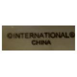 International Co. Gold-Tone Flatware Set - Wooden Box with Salt & Pepper Shakers, Candle Holders