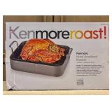 Kenmore Hard Anodized Roaster - 25 lb Turkey Capacity, V-Rack, Nonstick