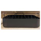 Kenmore Hard Anodized Roaster - 25 lb Turkey Capacity, V-Rack, Nonstick