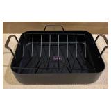 Kenmore Hard Anodized Roaster - 25 lb Turkey Capacity, V-Rack, Nonstick