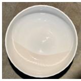 2 White Bowls & 14 in Baking Pan