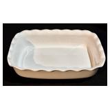 2 White Bowls & 14 in Baking Pan