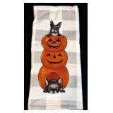 Rae Dunn Halloween Kitchen Towels - 16x26 (Lot of 3)