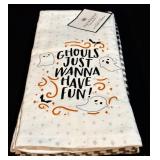 Rae Dunn Halloween Kitchen Towels - 16x26 (Lot of 3)