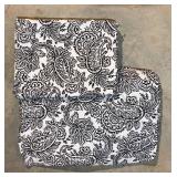 Charisma King Paisley Floral Sheet Set - Includes 3 King Pillow Covers, Fitted & Flat Sheets