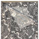 Charisma King Paisley Floral Sheet Set - Includes 3 King Pillow Covers, Fitted & Flat Sheets