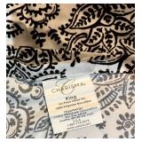 Charisma King Paisley Floral Sheet Set - Includes 3 King Pillow Covers, Fitted & Flat Sheets