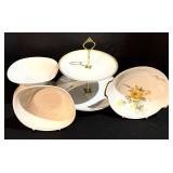 Royal Norfolk Bowls (3) & Cotillion by Sango Decorative Bowl & Sears 12-Tier Stand
