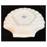 APILCO Shell Plates - 3-Piece Set - Porcelaine de Limoges, France - Largest Plate 13 in