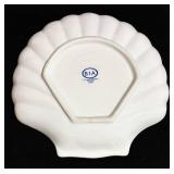 APILCO Shell Plates - 3-Piece Set - Porcelaine de Limoges, France - Largest Plate 13 in