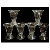 Studio Nova Parfait Footed Glass Cups - 6 Pcs - 4.75 in Tall