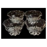 Studio Nova Parfait Footed Glass Cups - 6 Pcs - 4.75 in Tall