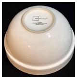 Pfaltzgraff 17in Platter with Mainstays Stackables Bowls (Lot of 6)