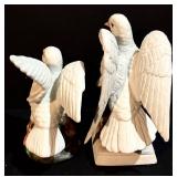 Porcelain Dove Figurines (Lot of 2) - 4 Inches Tall