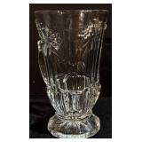 Clear Glass Mugs - Floral/Leaf Pattern - 4.75 in Tall (Lot of 15)