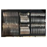 Oneida Flatware - 125-Piece Set: 62 Forks, 24 Spoons, 39 Knives