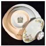 Vintage National China Patricia Pattern Dinner Plates (6) & Covered Dish - Made in Japan