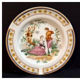Vintage National China Patricia Pattern Dinner Plates (6) & Covered Dish - Made in Japan