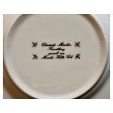 Vintage National China Patricia Pattern Dinner Plates (6) & Covered Dish - Made in Japan