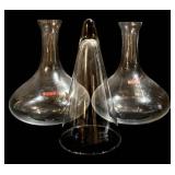 Spiegelau Decanter Set - 3-Piece Glass: 2 Spiegelau Decanters & Centerpiece