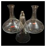 Spiegelau Decanter Set - 3-Piece Glass: 2 Spiegelau Decanters & Centerpiece