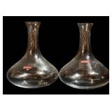 Spiegelau Decanter Set - 3-Piece Glass: 2 Spiegelau Decanters & Centerpiece