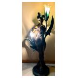 Diane Brass Lady Lamp - 29 in Tall, Shade Missing